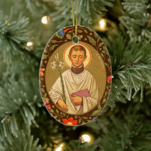 Ornement En Céramique St. Aloysius Gonzaga (PM 01)