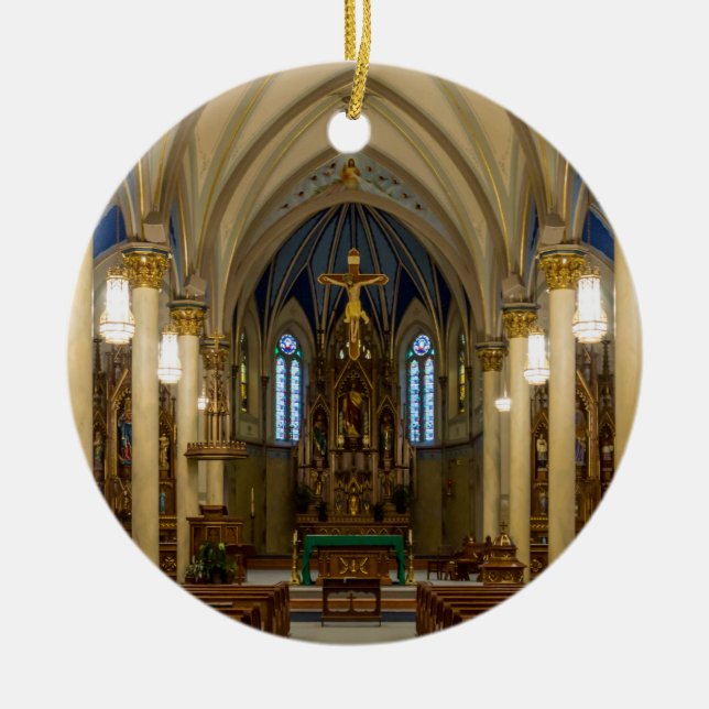 Ornement En Céramique St Peter Catholic Church JC (Devant)