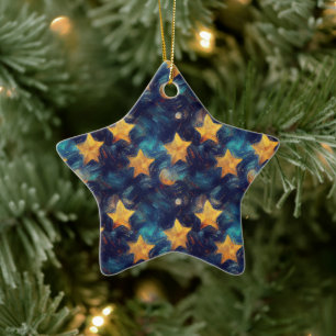 Ornement En Céramique Starry Sky