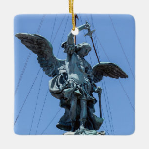 Ornement En Céramique Statue Saint-Michel - Château Saint-Ange, Rome