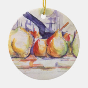 Ornement En Céramique Still Life with Saucepan par Paul Cezanne