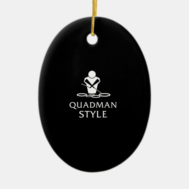 ORNEMENT EN CÉRAMIQUE STYLE QUADMAN (Devant)