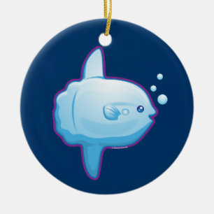 Ornement En Céramique Sunfish mignon