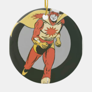 Ornement En Céramique Super héros avec le fonctionnement de symbole de