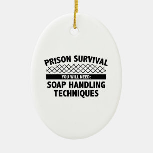 Ornement En Céramique Survie en prison