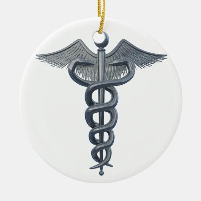 Ornement En Céramique Symbole de corps médical (Devant)