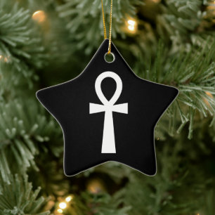 Ornement En Céramique Symbole égyptien d'Ankh