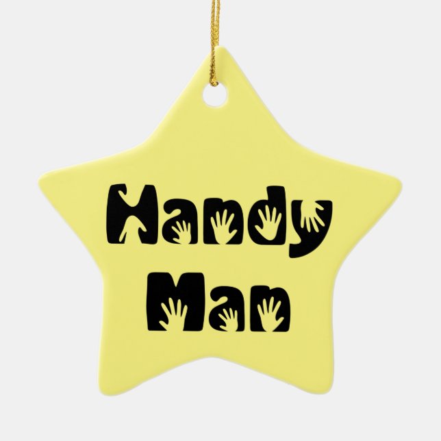 Ornement En Céramique T-shirt homme pratique (Devant)