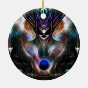 Ornement En Céramique Taidushan Sai Esprit De Pouvoir WD