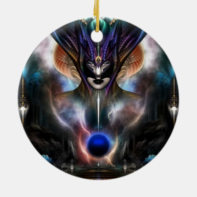 Ornement En Céramique Taidushan Sai Esprit De Pouvoir WD (Dos)