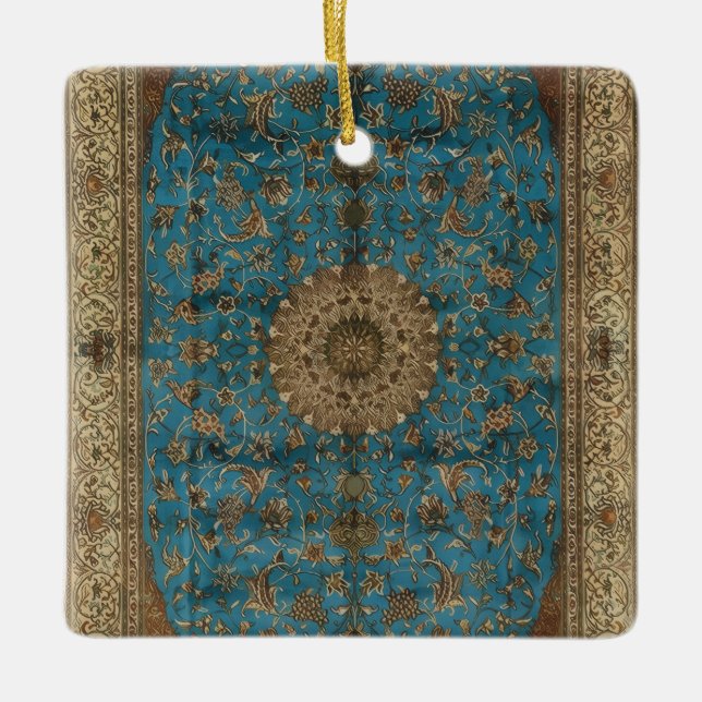 Ornement En Céramique Tapis kilim antique turc (Devant)