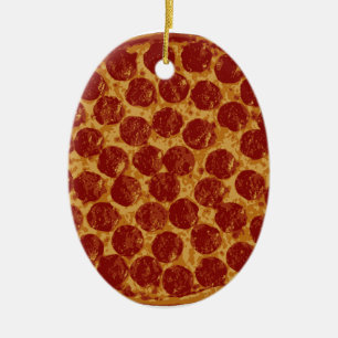 Ornement En Céramique Tarte de pizza délicieux