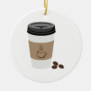 Ornement En Céramique Tasse de café
