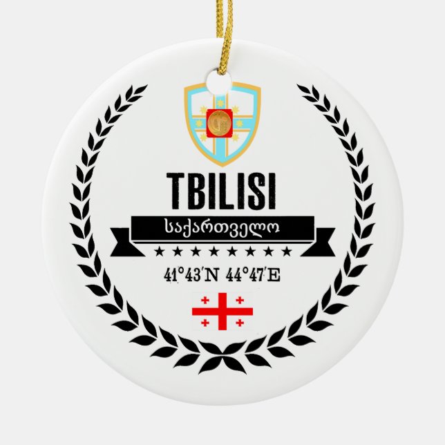 Ornement En Céramique Tbilissi (Devant)