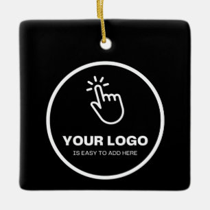 Ornement En Céramique Téléchargez facilement votre logo Personnalisé Fai