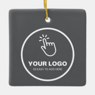 Ornement En Céramique Téléchargez facilement votre logo Personnalisé Fai