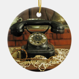 Ornement En Céramique Téléphone rotatoire