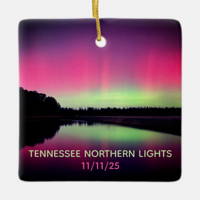 Ornement En Céramique Tennessee Northern Lights Ornament (Devant)