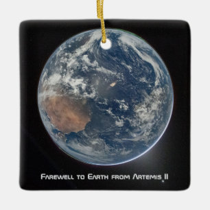 Ornement En Céramique Terre depuis Artemis II