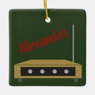 Ornement En Céramique Theremin a personnalisé l'ornement de Noël