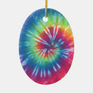 Ornement En Céramique Tie Dye One