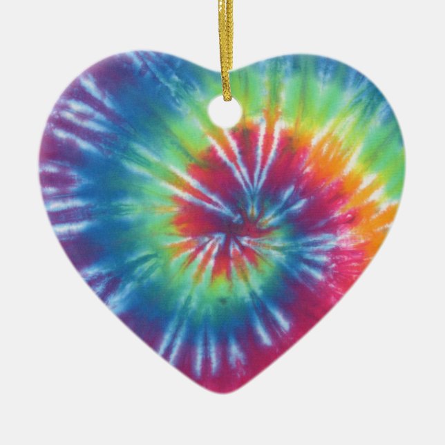Ornement En Céramique Tie Dye One (Devant)