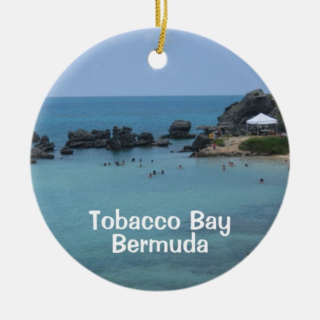 Ornement En Céramique Tobacco Bay, Bermudes (Devant)