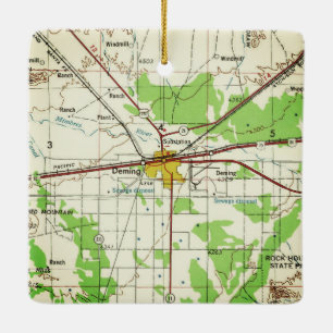 Ornement En Céramique Topo Vintage NM Deming