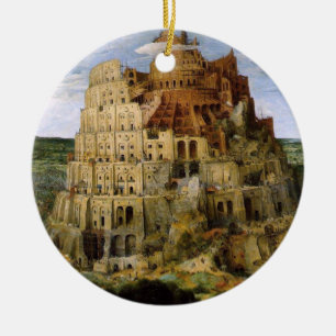 Ornement En Céramique Tour de Babel - 1563