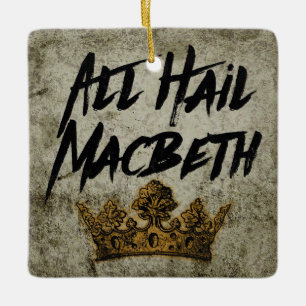 Ornement En Céramique Tous grêlent Macbeth