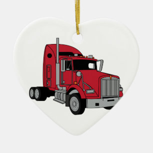 Ornement En Céramique Tracteur de Kenworth