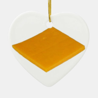Ornement En Céramique Tranche de fromage
