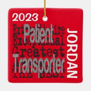 Ornement En Céramique Transporteur patient Extraordinaire PERSONNALISÉ
