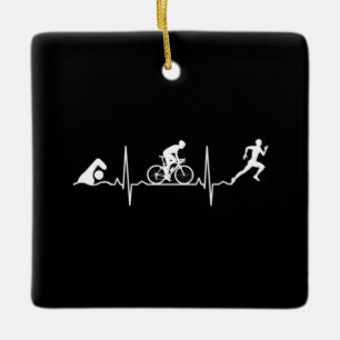 Ornement En Céramique Triathlon - Triathlon