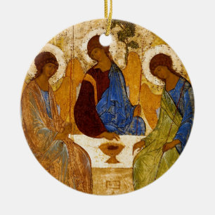 Ornement En Céramique Trinity Rublev à la table