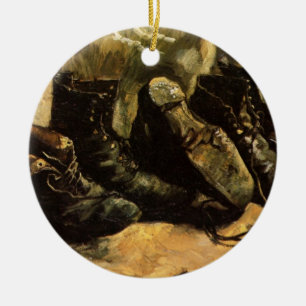 Ornement En Céramique Trois paires de chaussures de Vincent van Gogh