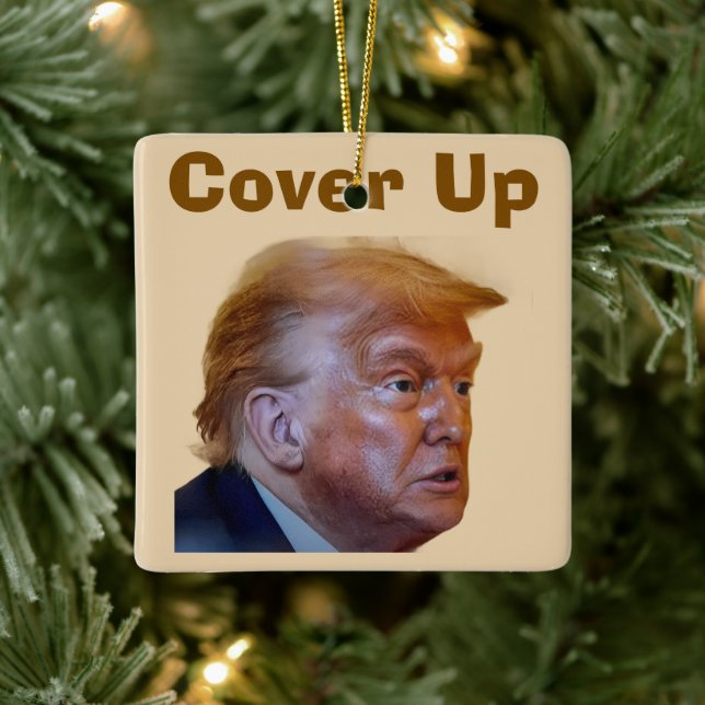 Ornement En Céramique Trump/Cover Up Ceramic Ornament (Arbre)