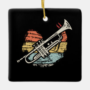 Ornement En Céramique Trumpet Vintage
