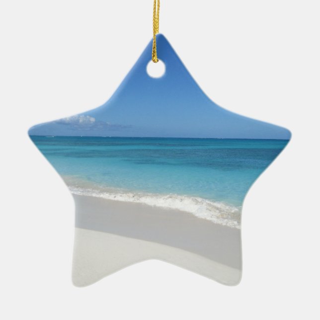 Ornement En Céramique Turcs et plage rêveuse de la Caïques (Devant)