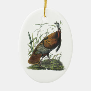 Ornement En Céramique Turquie sauvage par Audubon