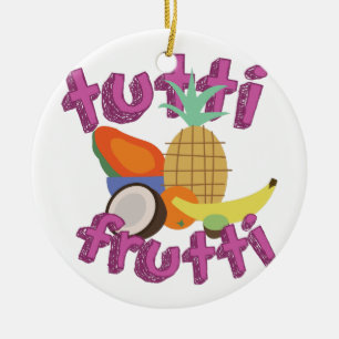 Ornement En Céramique Tutti Frutti