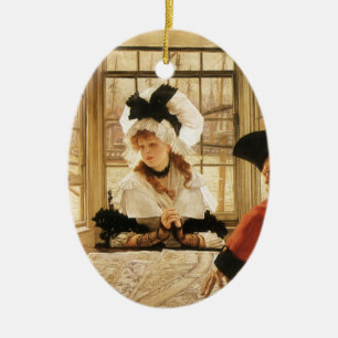 Ornement En Céramique Une histoire fastidieuse de James Tissot, Art Vint