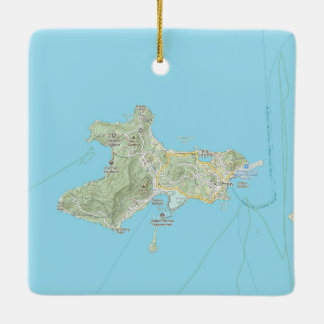 Ornement En Céramique Union Island West Indies Noël
