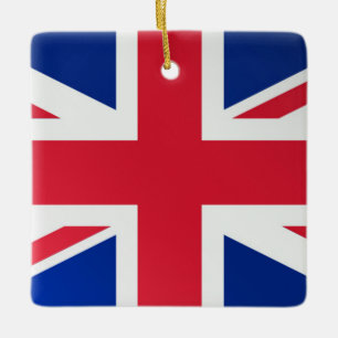 Ornement En Céramique United Kingdom Square Ornament
