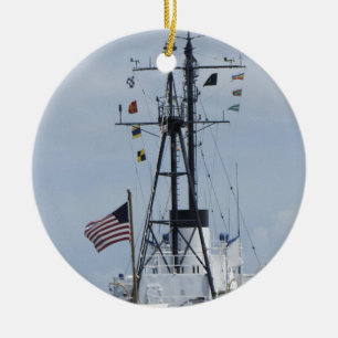Ornement En Céramique USCGC Ingham
