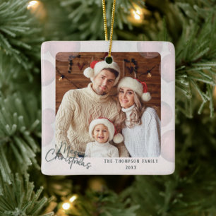 Ornement En Céramique Vacances en aquarelle chaude invitation à la fête