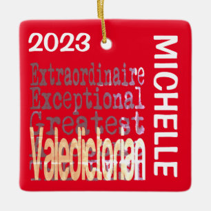 Ornement En Céramique Valedictorian Extraordinaire CUSTOM