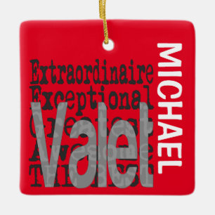Ornement En Céramique Valet Extraordinaire CUSTOM