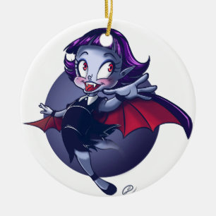Ornement En Céramique Vampire mignon