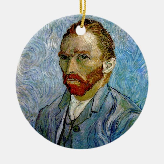 Ornement En Céramique Van Gogh Autoportrait (Devant)